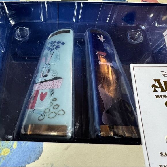 Disney Alice in the Wonderland 70th Mary Blair Salt & Pepper Shaker Set NIB - Picture 4 of 13